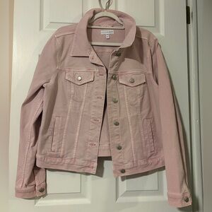 LOFT Light Pink Jean Jacket